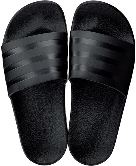 adidas slippers dames zwart wit|adidas bad slippers.